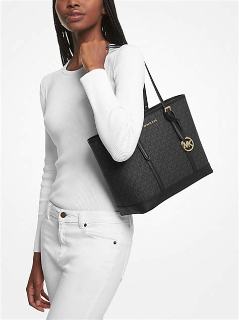 top zip tote michael kors|michael kors tote with zipper.